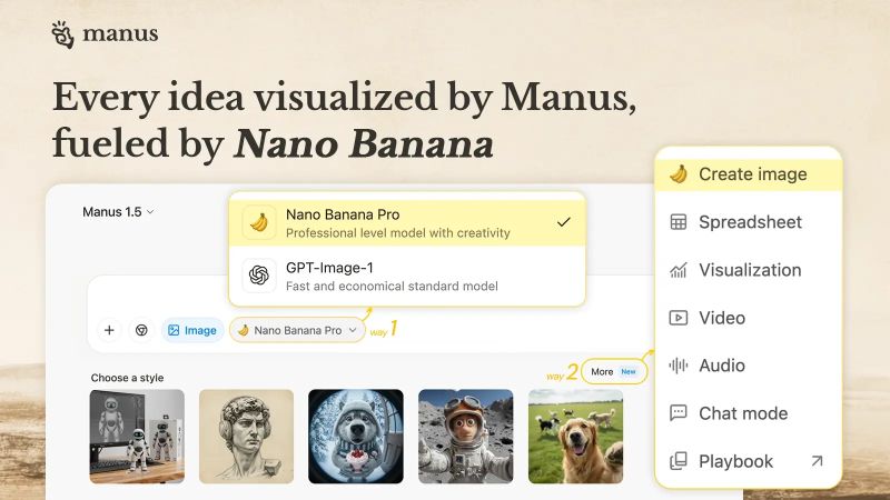 Manus x Nano Banano