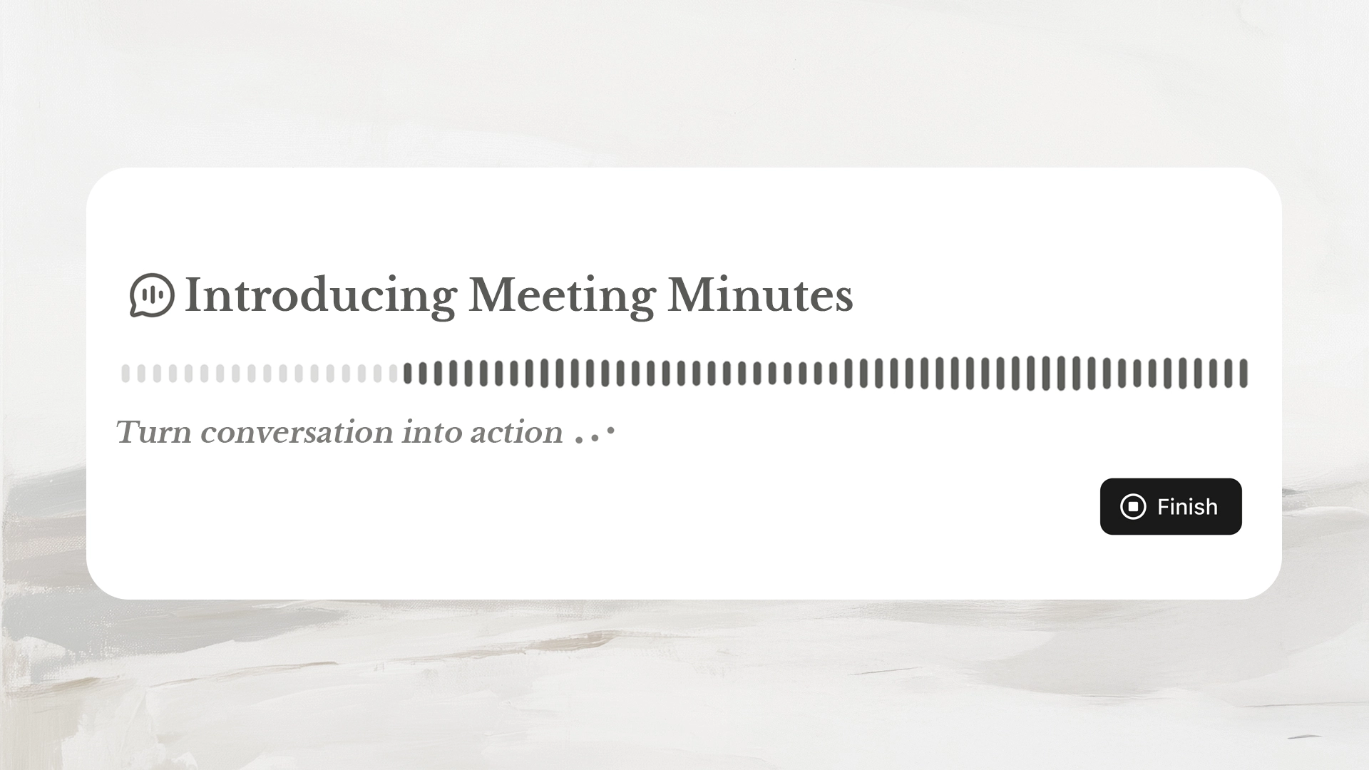Introducing Meeting Minutes