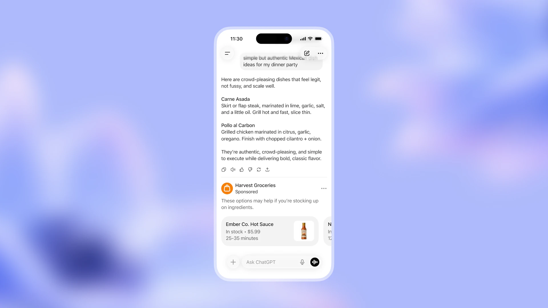 Advertising coming to free ChatGPT